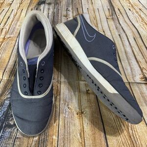 Nike Lunarlon Women’s Size 7.5 Gray Purple Golf Cleats